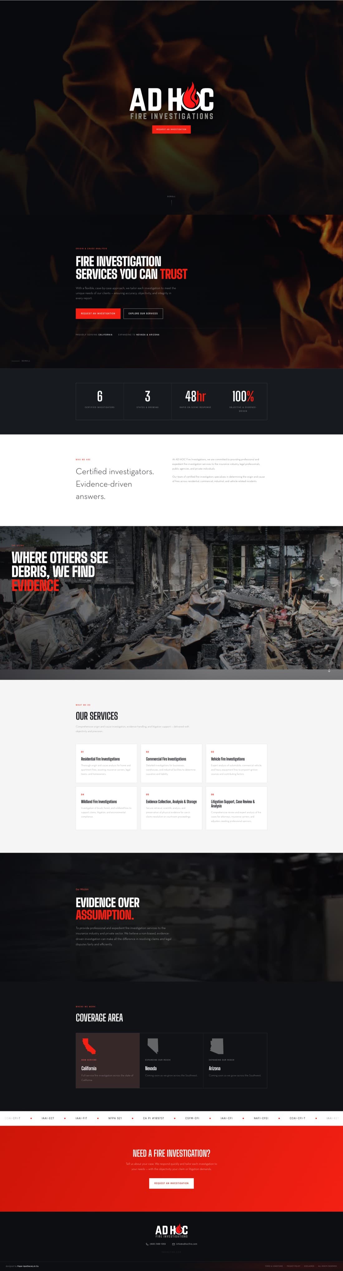 Ad Hoc, adhocfire.com